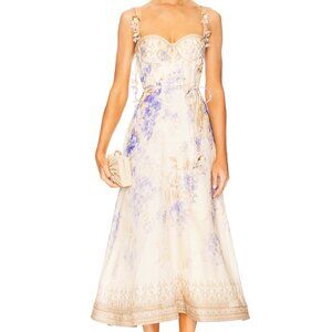 Zimmermann lilac floral dress